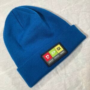 Marker Dalbello Volkl Blue Ski Beanie Hat One Size Snowboard Outdoors Gorpcore